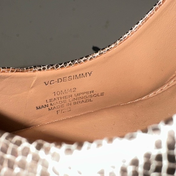 Vince Camuto VC-DESIMMY Pump in Metallic Gold Size 10M - Picture 8 of 10